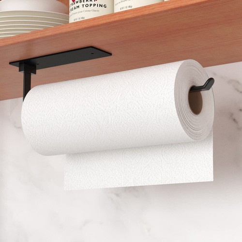 Black kitchen roll holder - roll,