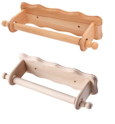 New kitchen roll - holder, beech