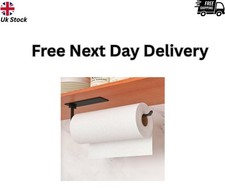 Black Kitchen Roll Holder