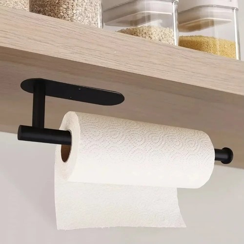Black kitchen roll holder - roll,